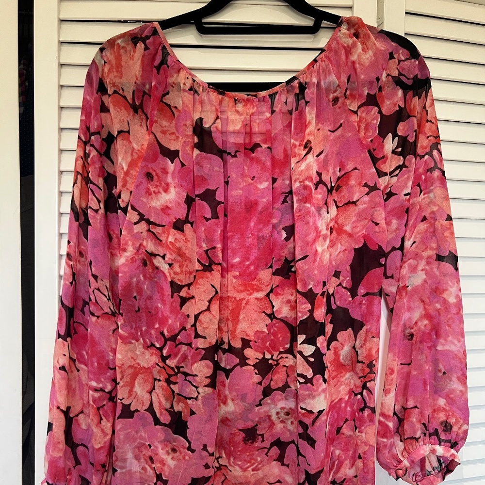 CAbi Pinky Blouse #590 Size Medium
